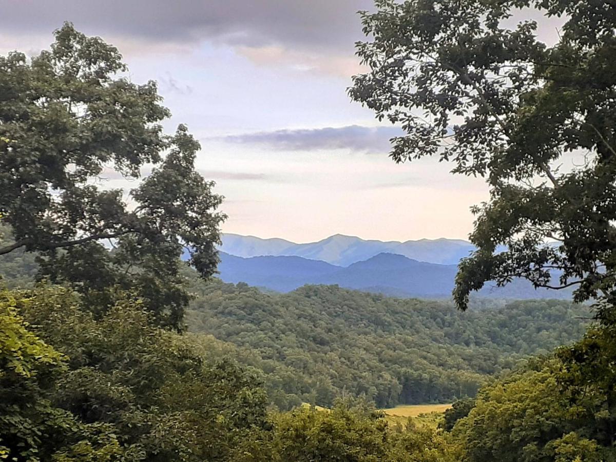Treetops Cabin Easy To Asheville With Fast Wifi And Great View Swiss Exterior foto